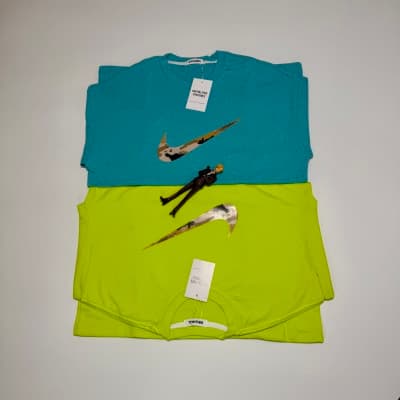 Camouflage Check Tee