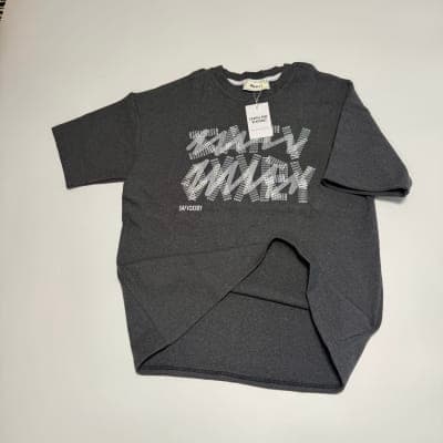 Gray Tape Tee